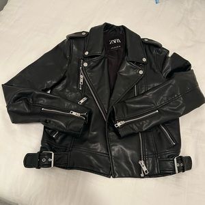 Zara Faux Leather Jacket